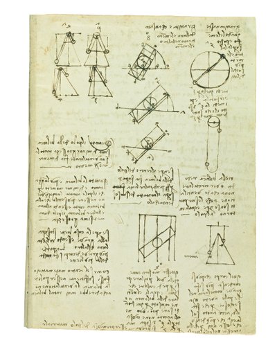 Codex über den Vogelflug, Folio 1 recto von Leonardo da Vinci